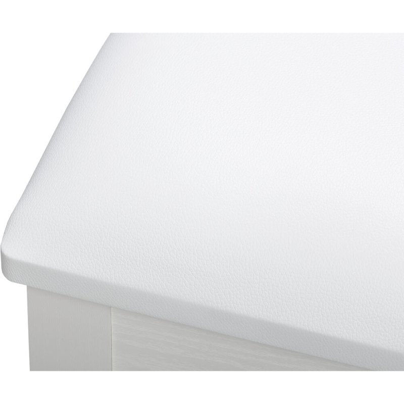 Medeli CH001-WH Piano Bench, White 