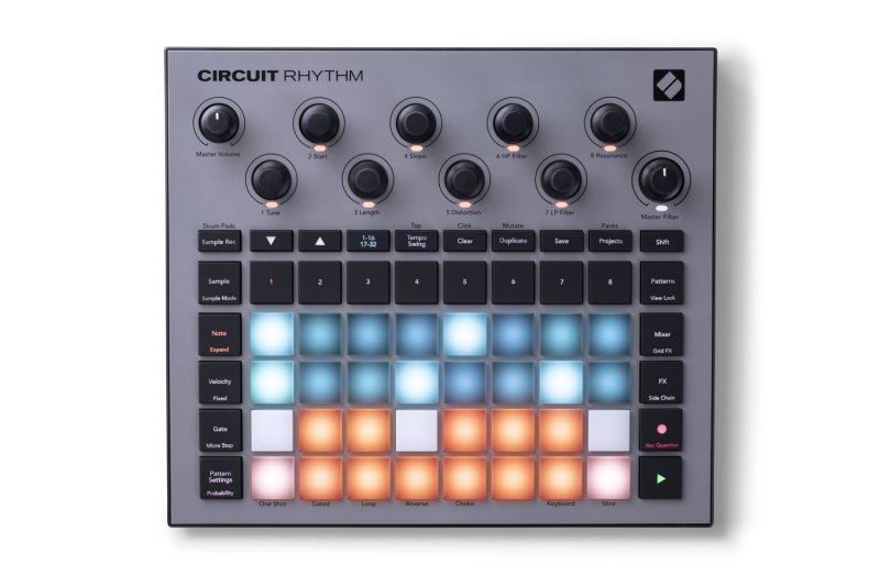 Novation Circuit Rhythm Standalone Sampler and Groove Production Workstation