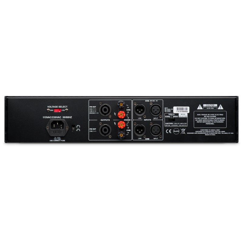 Avantone Pro CLA200 200W Stereo Studio Reference Amplifier