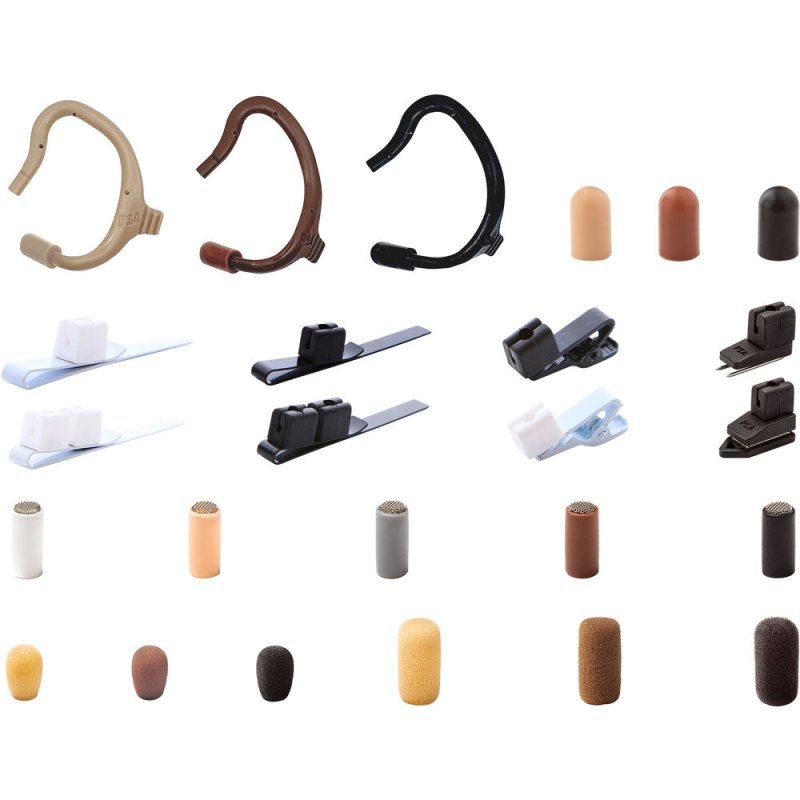 Point Source CO-8WL-KIT-XLE-BL Lav Sw Kit w SERIES8 Omni Low, Black (Lectrosonics) 
