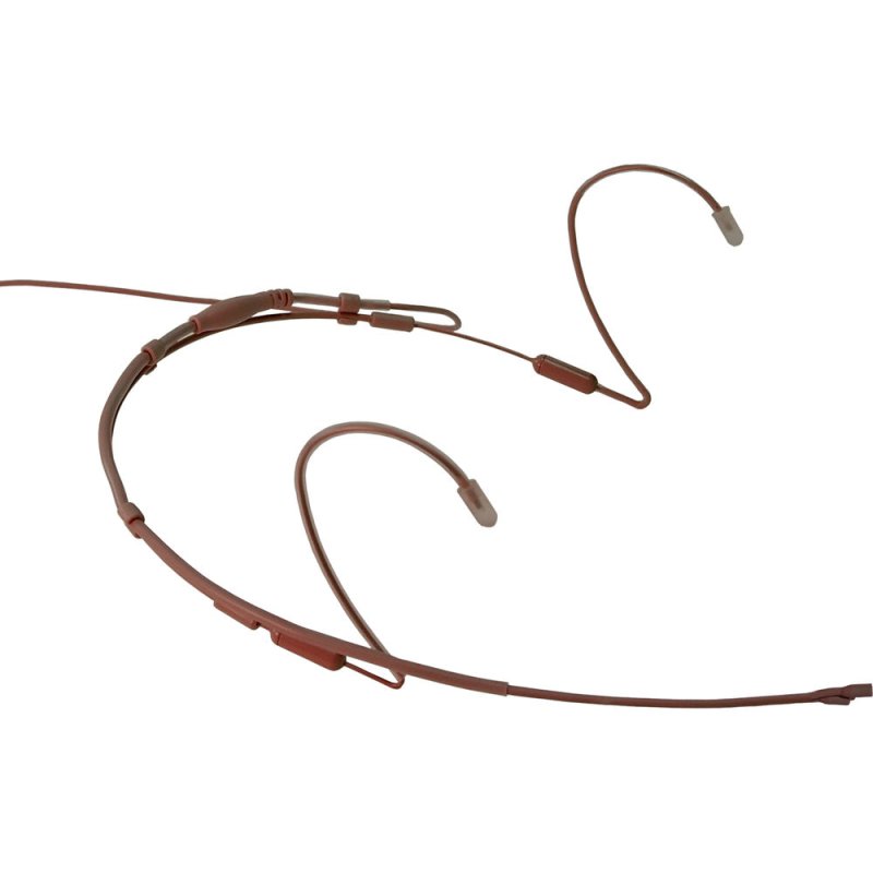 Point Source CO2-8WD-XLE-BR SERIES8 Dual Omni Headset Mic, Brown (Lectrosonics) 