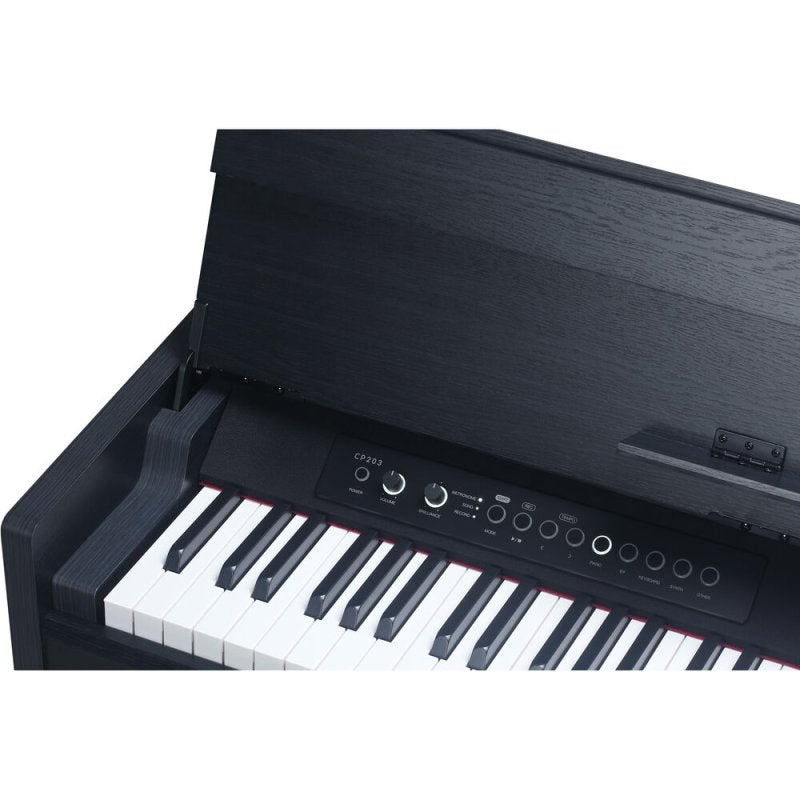 Medeli CP203-BK Andromeda Series 88-Key Weighted Compact Upright Digital Piano, Black