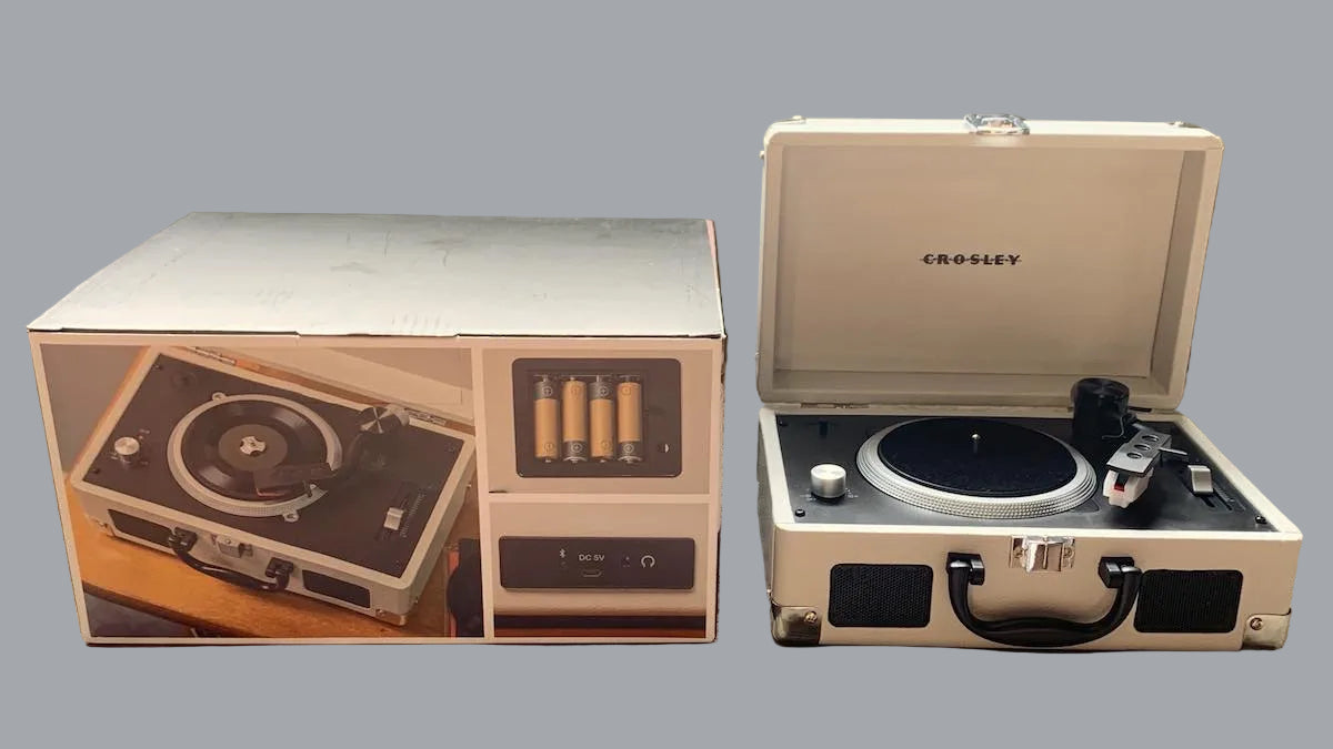 Crosley - Mini Cruiser CR8050A-WS Turntable 