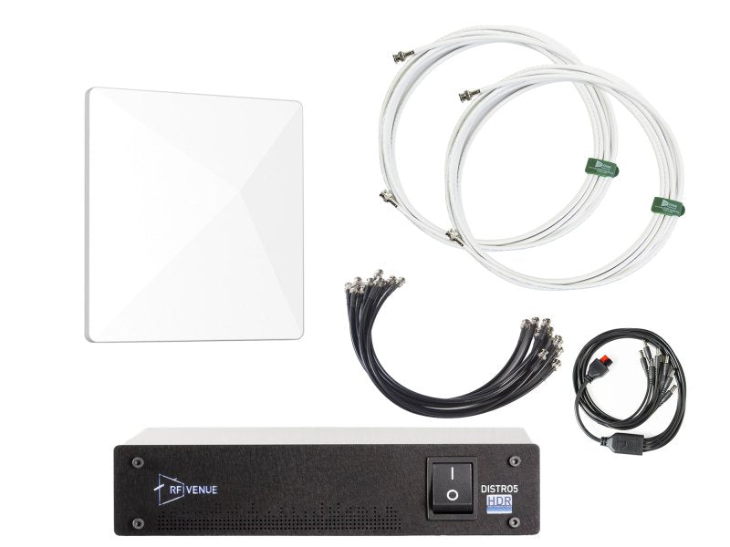RF Venue D-ARCD5 5-Channel Wireless Mic Pack, Diversity Architectural Antenna 