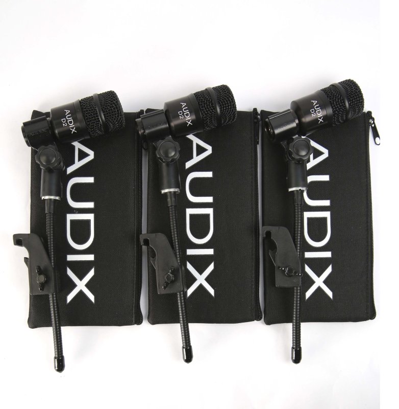 Audix D2TRIO 3-piece Drum Microphone Package 