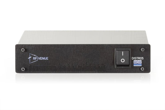 RF Venue DISTRO5HDR 5-Channel HDR Antenna Distribution System for Wireless Microphones