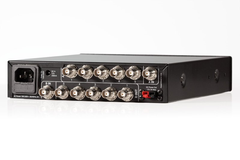 RF Venue DISTRO5HDR 5-Channel HDR Antenna Distribution System for Wireless Microphones 
