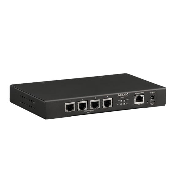Audix DN4 Dante AES67 Integrated Microphone System Interface 