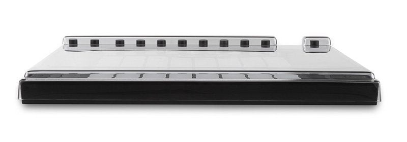 Decksaver Ableton Push 2 controller cover in smoked and clear design, made for producer controllers, showing the slim protective case.