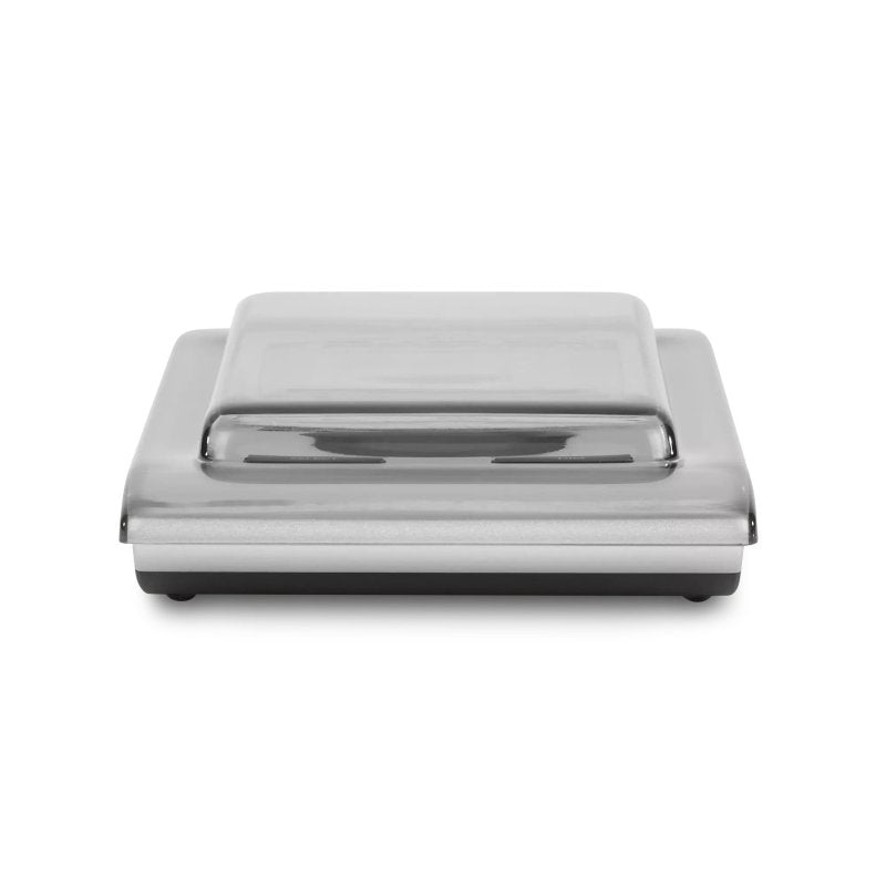 Decksaver cover for RME Babyface Pro FS and MADIface Pro producer controller, transparent protective plastic shield.