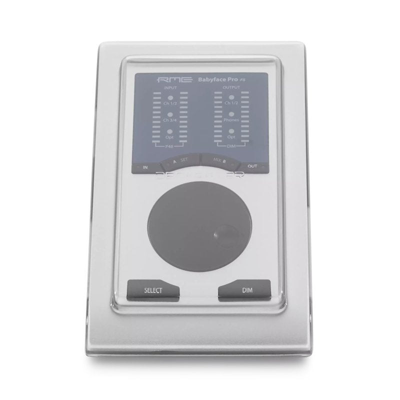 Decksaver producer controller cover for RME Babyface Pro FS and MADIface Pro, durable protective case for audio interfaces.