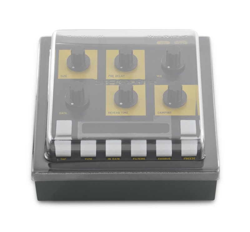 Decksaver Grooveboxes cover for Oto Bim, Bam, Boum grooveboxes, protecting electronic music gear with a durable plastic design.