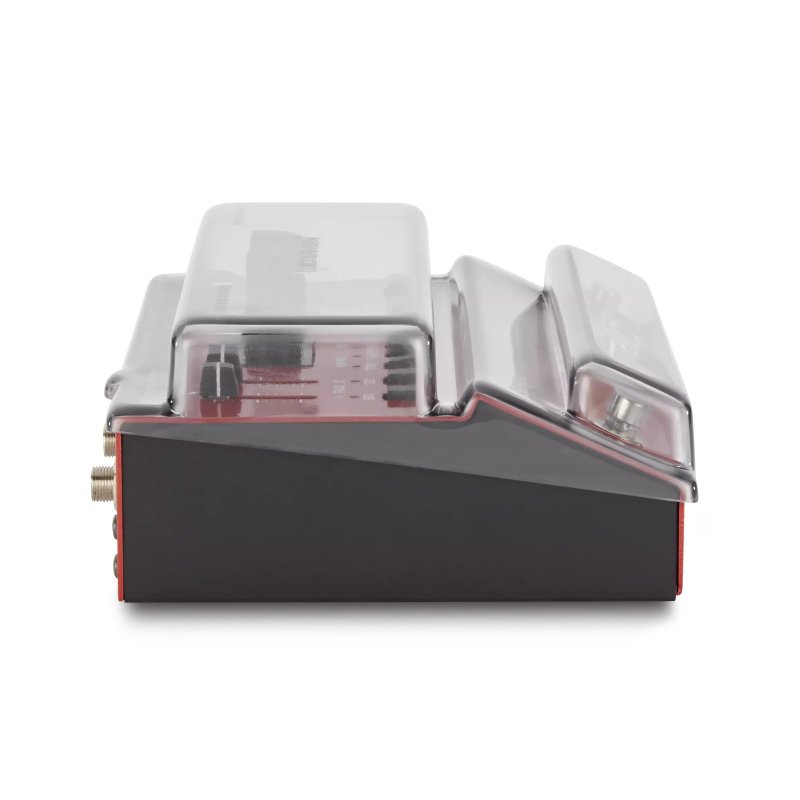 Decksaver effect pedal cover for Boss 500 series, clear protective plastic case for pedal board protection.