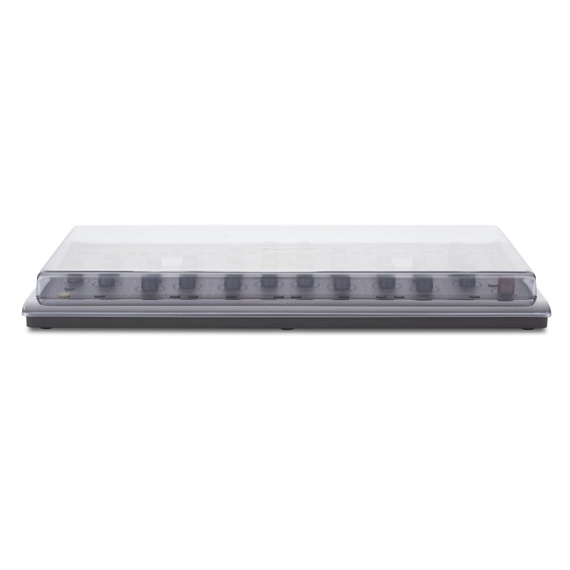 Decksaver cover for Softube Control One MK3 producer controller, showing clear protective plastic designed for durable shielding.
