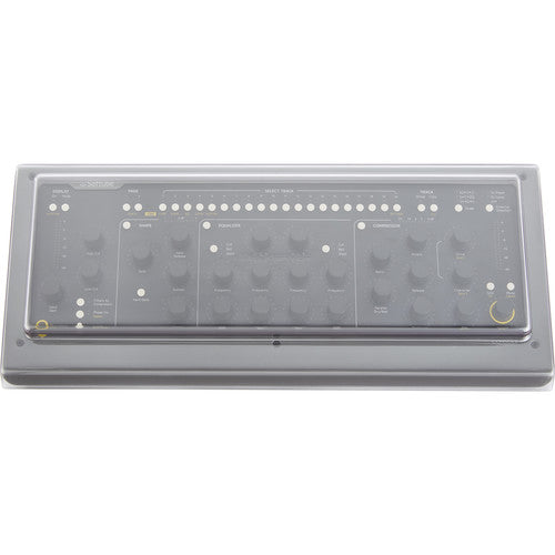 Decksaver Softube Console One producer controller cover in smoked clear plastic, designed for protection and durability.