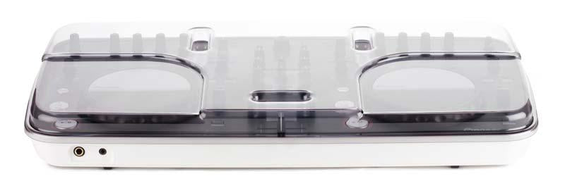 Decksaver Pioneer DDJ-ERGO-V DJ controller cover protecting the DJ controller with a durable plastic shell.