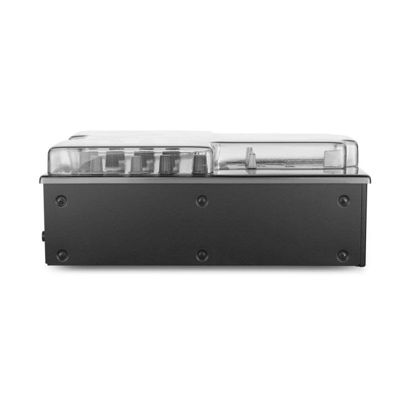 Decksaver smoked clear screen protector for Pioneer DJM-S3 DJ mixer, designed to shield and preserve the device.