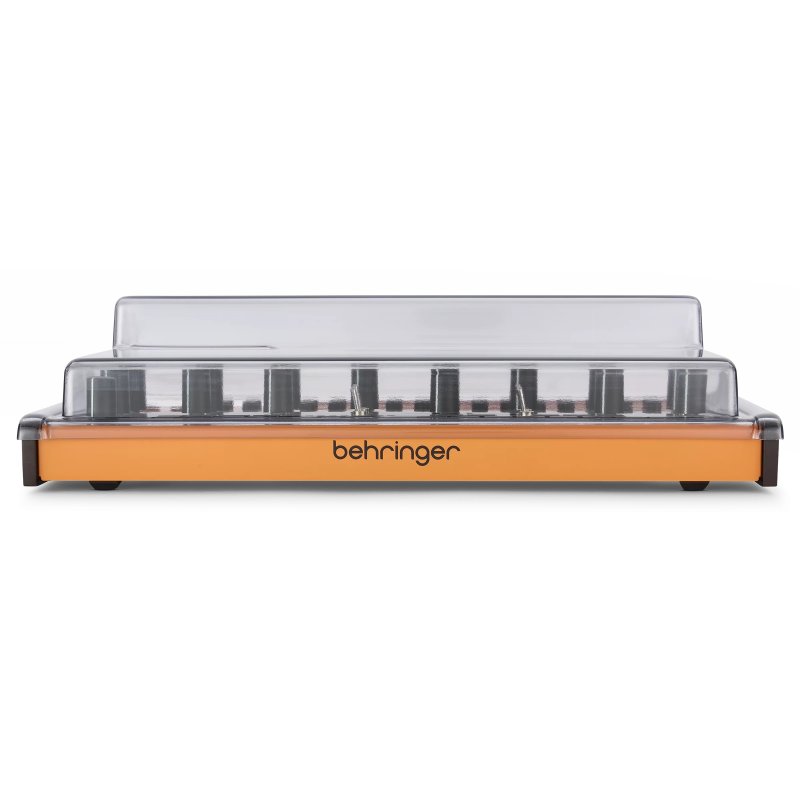 Decksaver Behringer Crave synth edge cover protecting the synthesizer from dust and damage