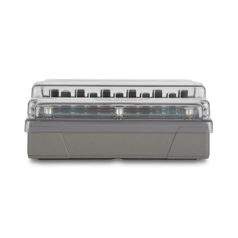 Decksaver effect pedal cover for Eventide 3-Switch, transparent plastic enclosure protecting the pedal from dust and damage.