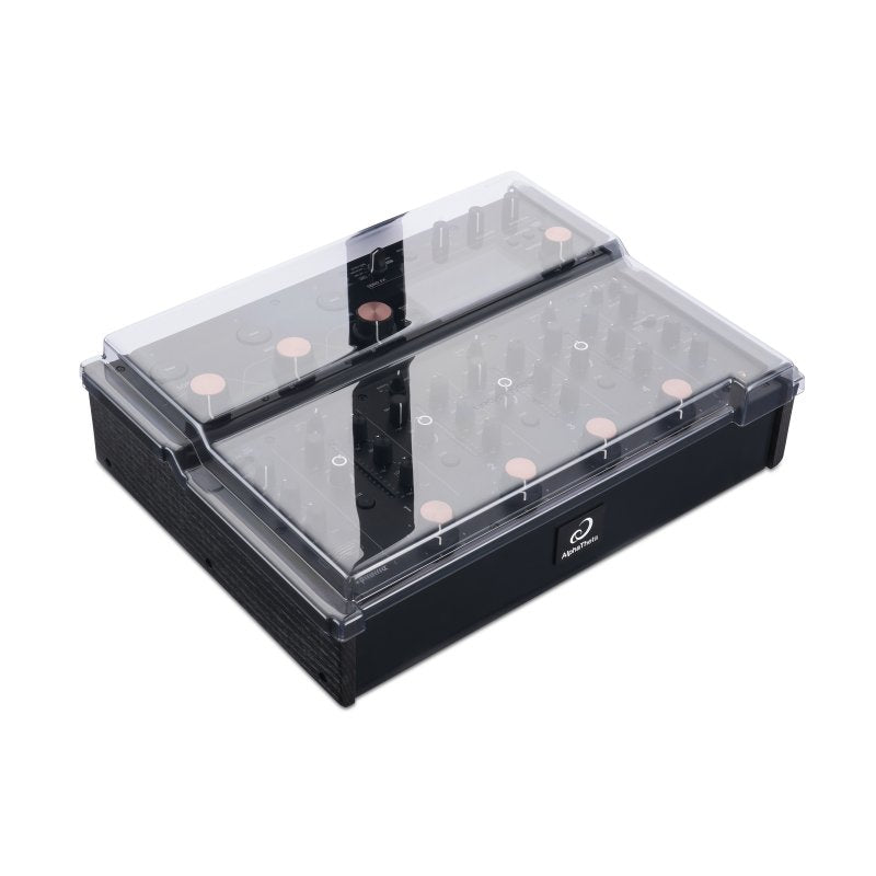 Decksaver cover for AlphaTheta Euphonia DJ mixer, clear protective plastic cover with precise fit and durable construction.