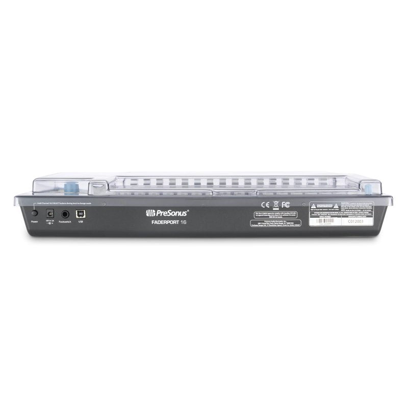 Decksaver cover for PreSonus Faderport 16 pro audio mixer, made of durable material, providing protection and dust resistance.