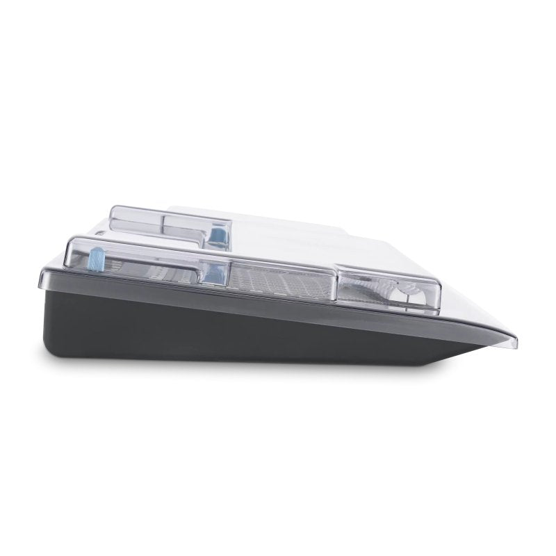 Decksaver cover for PreSonus Faderport 16 pro audio mixer, clear protective plastic cover with custom fit design.