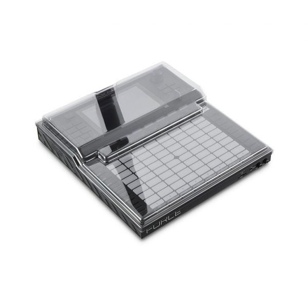 Decksaver Akai Force cover for producer controller, clear protective plastic case with precise fit and branding details.