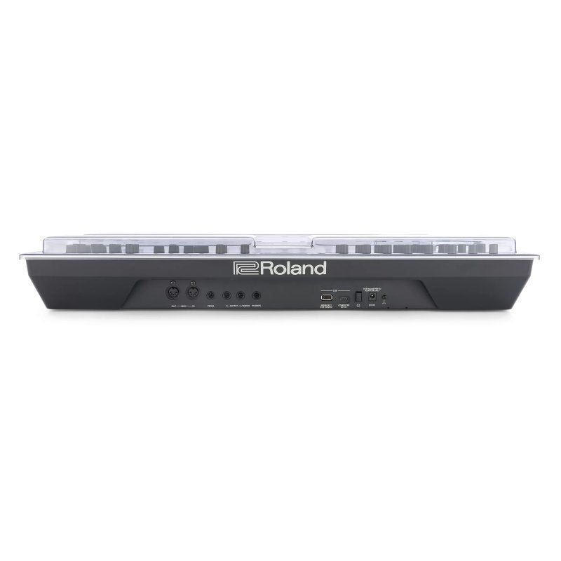 Decksaver cover for Roland Gaia 2 synthesizer, clear protective synthetizer cover with precise fit and durable design.
