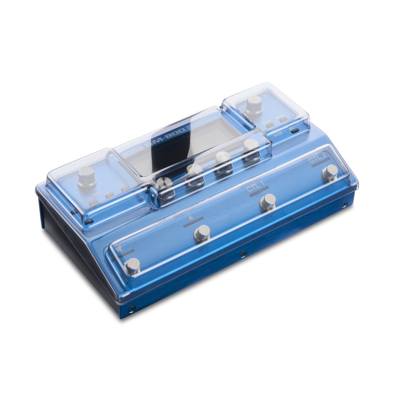 Decksaver effect pedal cover for Boss GM-800, protective plastic case for guitar pedal with clear design
