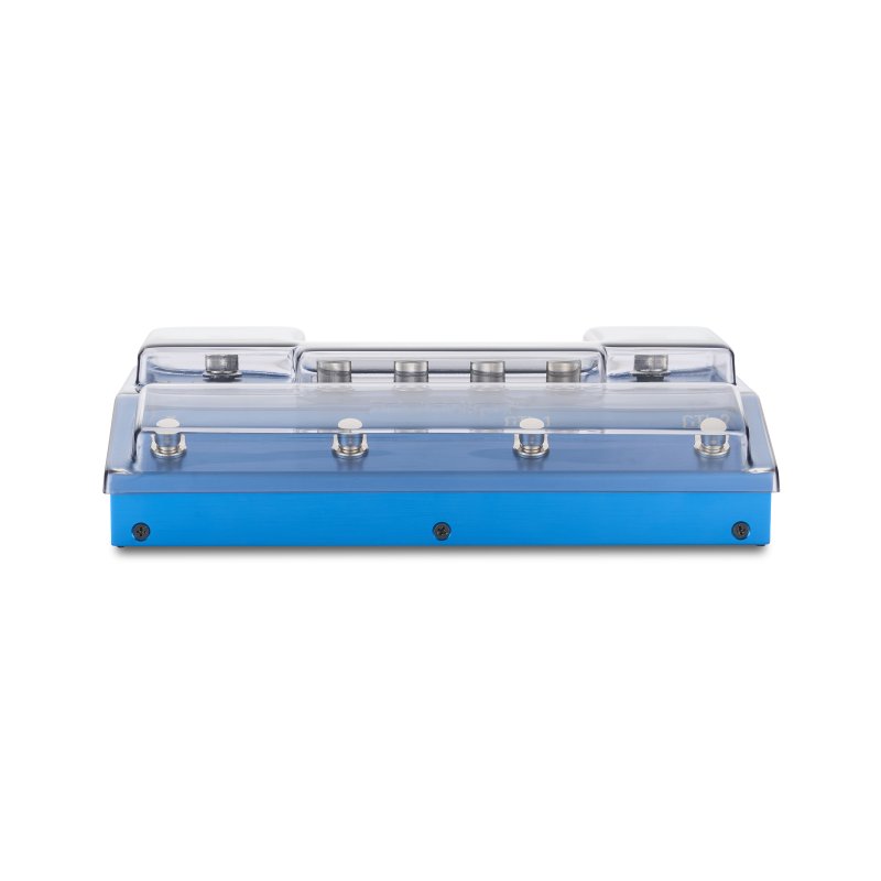 Decksaver effect pedal cover for Boss GM-800 guitar amplifier, durable protective plastic, fits securely over pedal.