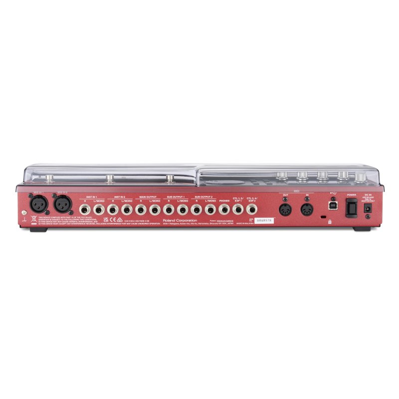 Decksaver effect pedal cover for Boss GT-1000, protective plastic case designed to shield the guitar effects pedal from dust and damage.