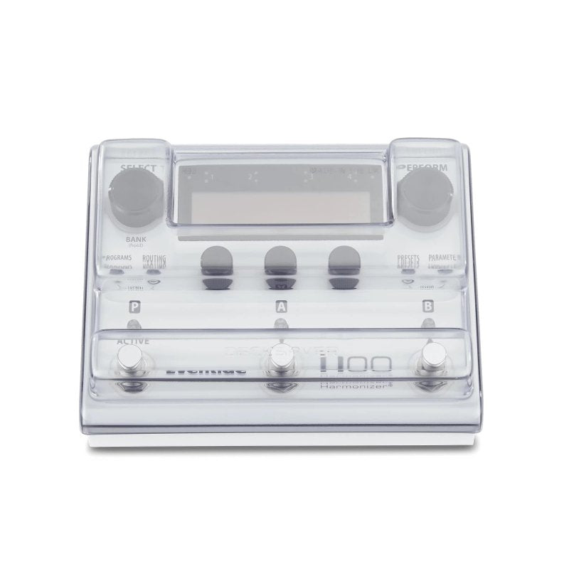 Decksaver protective cover for Eventide H90 Harmonizer effect pedal, durable plastic pedal cover fitting snugly over the device