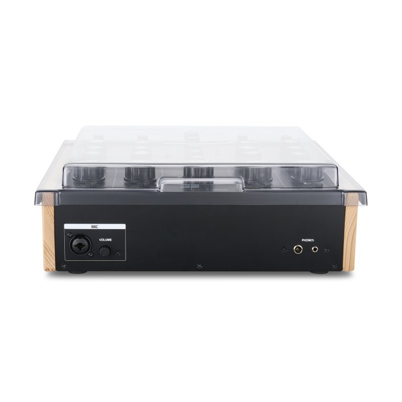 Decksaver cover for Headliner R4 DJ mixer, clear plastic protective cover with precise fit for the Decksaver brand.