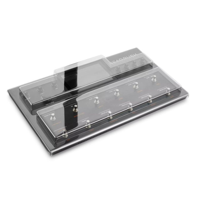 Decksaver effect pedal cover for Headrush Looperboard, protective plastic case designed to fit the pedal and prevent damage.