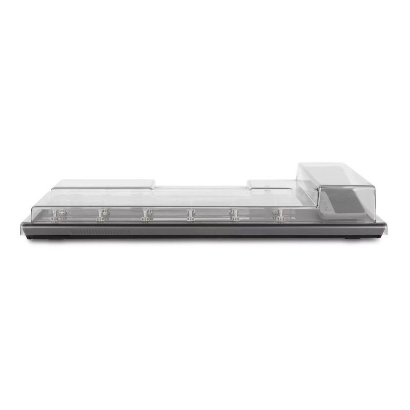 Decksaver effect pedal cover for Headrush pedalboard, transparent protective case designed to safeguard guitar pedals.