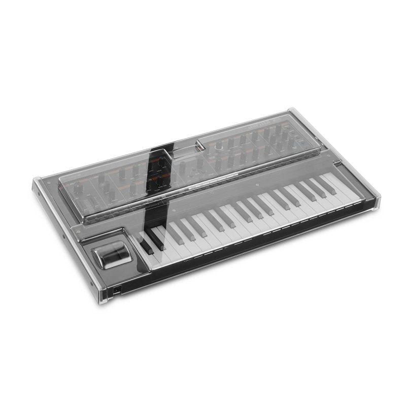 Decksaver cover for Roland Jupiter XM synthesizer, durable protective cover for keyboard and control panel.