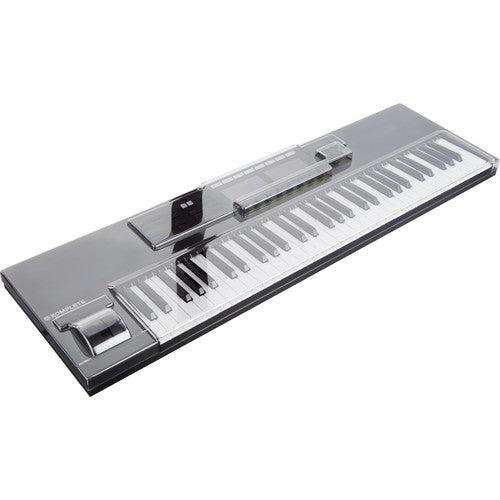 Decksaver smoked clear cover for Native Instruments Kontrol S61 MK2 keyboard controller, protective keyboard cover.