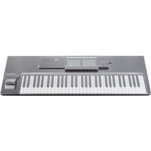 Decksaver Cover for Native Instruments Kontrol S61 MK2 Keyboard Controller (Smoked/Clear) 