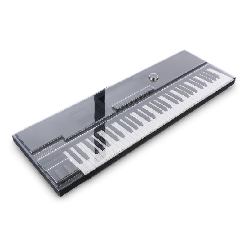 Decksaver keyboard cover for NI Kontrol S61 Mk3 MIDI controller, durable clear plastic protection for the device.