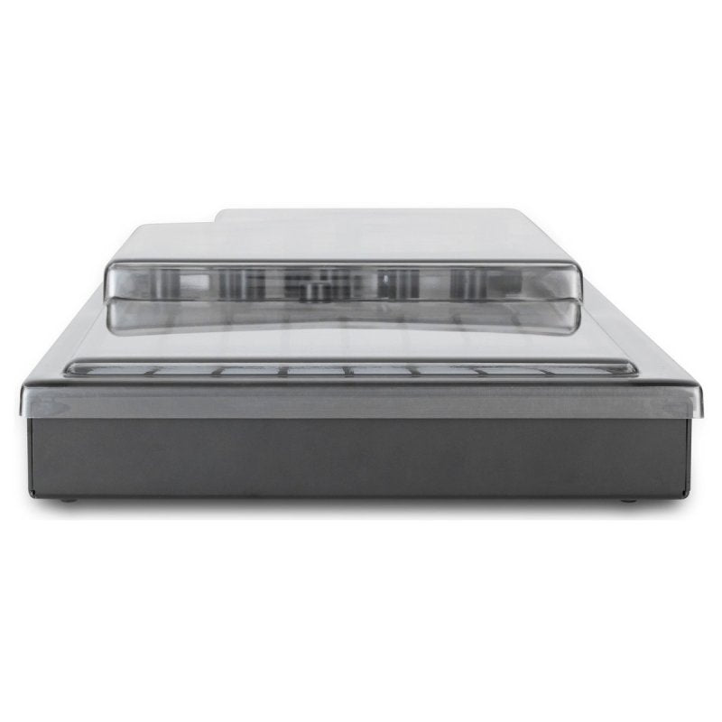 Decksaver Polyend Medusa synthesizer cover protecting the device from dust and spills, made by Decksaver.