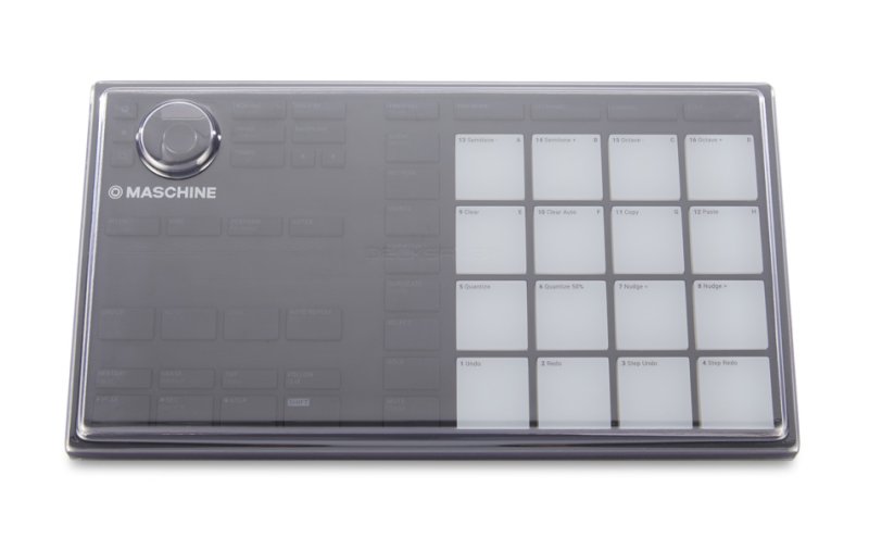Decksaver Native Instruments Maschine Mikro Mk3 cover protecting the producer controller from dust and damage.