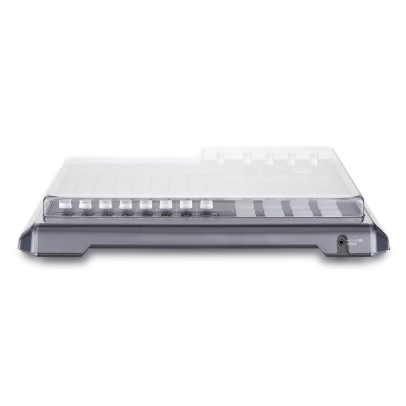 Decksaver Cover for Tascam Mixcast 4 producer controller, clear protective cover shown on the device.