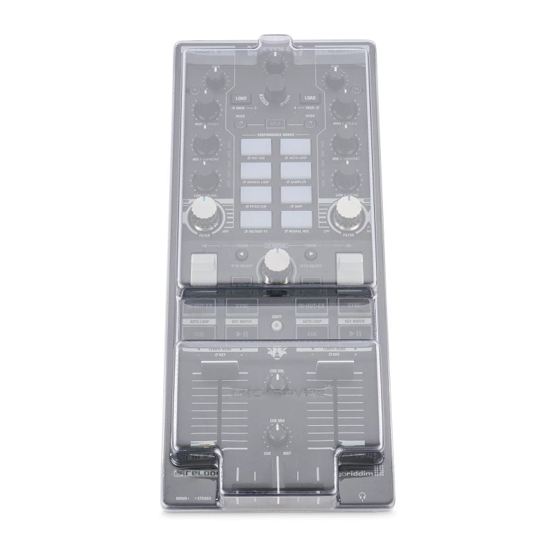 Decksaver DJ controller cover for Reloop Mixtour Pro, durable protective case designed to fit the DJ controller securely.