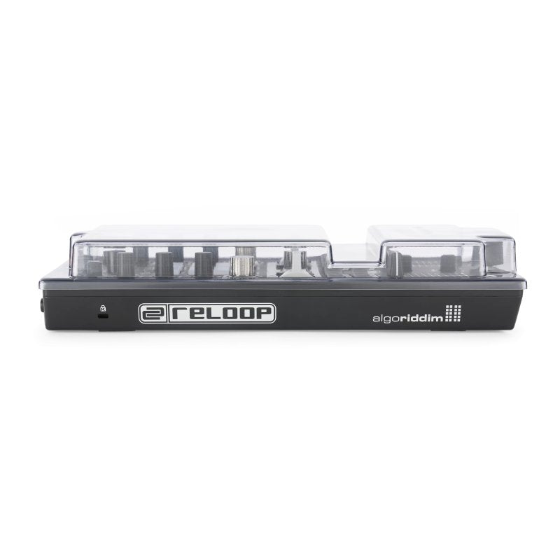 Decksaver cover for Reloop Mixtour Pro DJ controller, durable protective cover designed by Decksaver for safe transport.