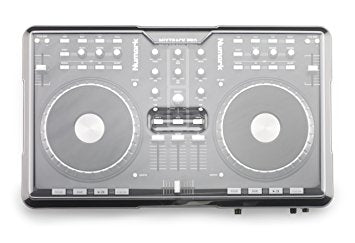 Decksaver smoked and clear cover for Numark Mixtrack Pro DJ controller, protective plastic cover with branding visible.