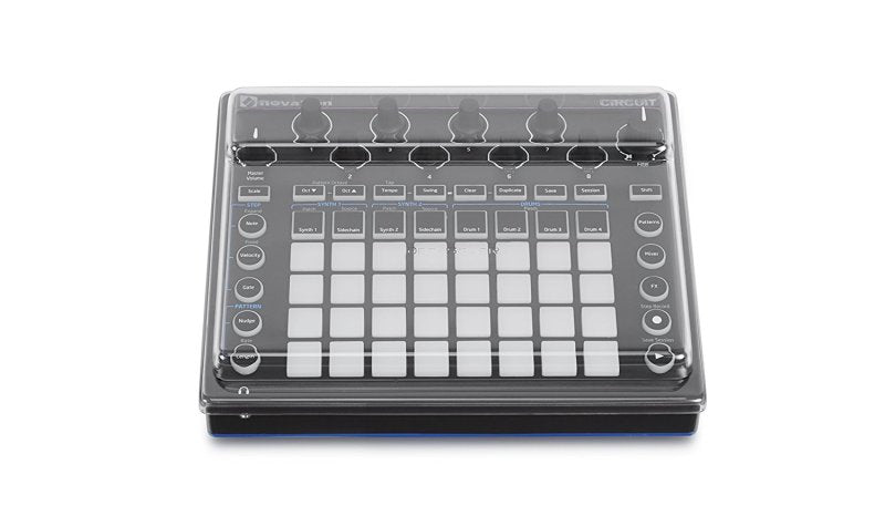 Decksaver Novation Circuit Cover Smoked Clear Polycarbonate 