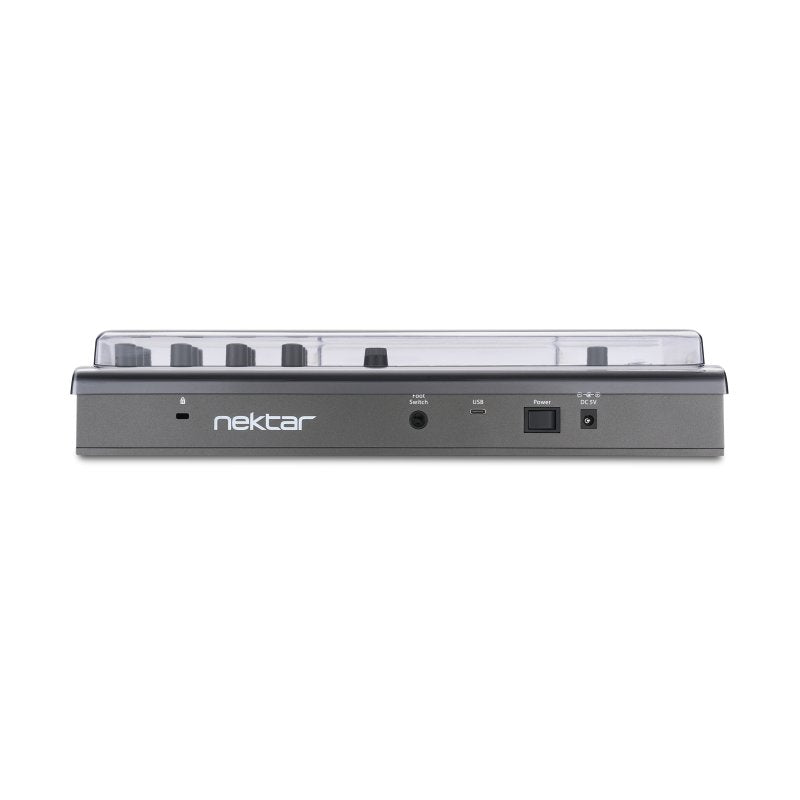Decksaver cover for Nektar Panorama CS12 producer controller, protective plastic cover with clear branding details.
