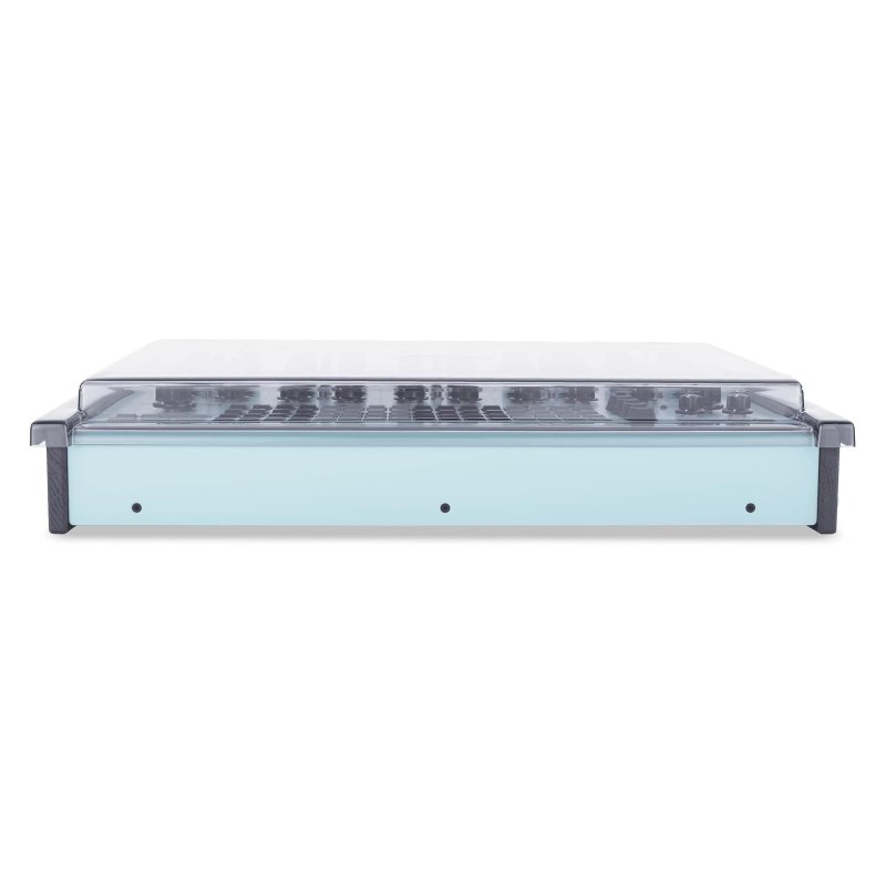 Decksaver synth cover for Perkons HD-01, a protective clear plastic cover for the HD-01 synthesizer.