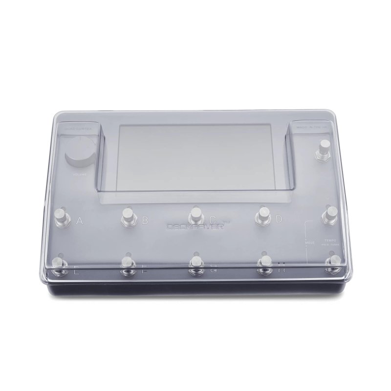 Decksaver effect pedal cover for Quad Cortex, durable protective case designed to fit and safeguard the multi-effects processor.