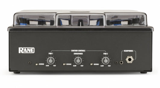 Decksaver Rane Sixty-Two DJ mixer cover protecting the Rane Sixty-Two DJ mixer from dust and damage.